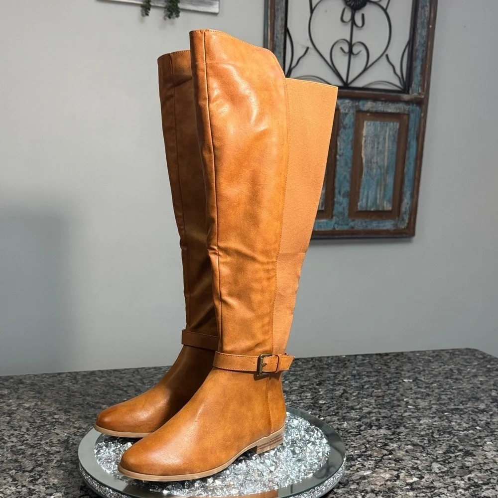 Style & Co. Women's Brown Over the Knee Boots NWT 6